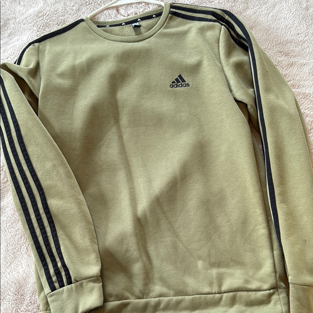 Adidas Olive Green Sweater